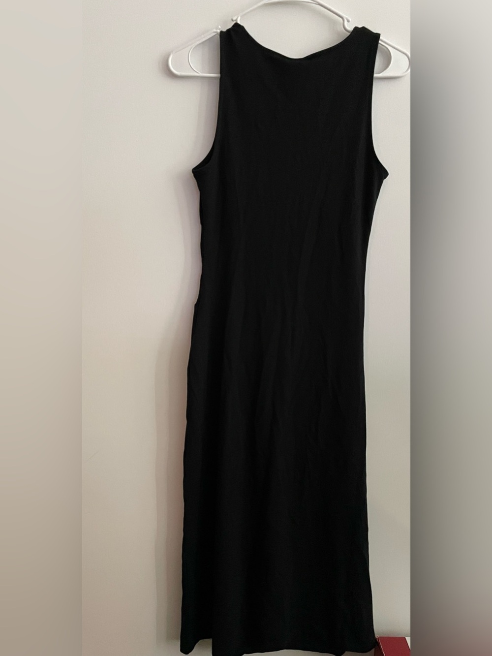 a new day Women's Tie-Front Twist MIDI Dress Black Size XS NWT - Picture 3 of 7